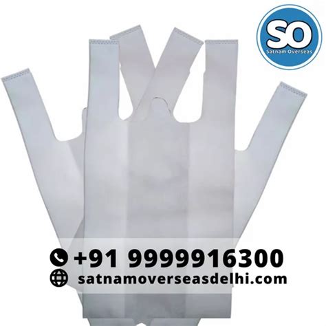 W U Cut 60 Gsm White Non Woven Bag At Rs 125 Kg Rohini Delhi Id