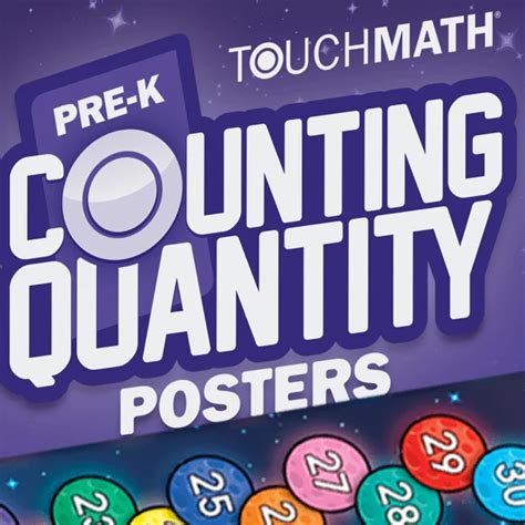 Pre K Counting Quantity Posters TouchMath