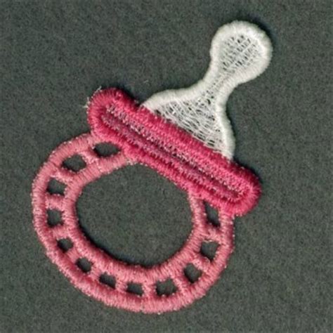 Fsl Pink Pacifier Machine Embroidery Design Embroidery Library At