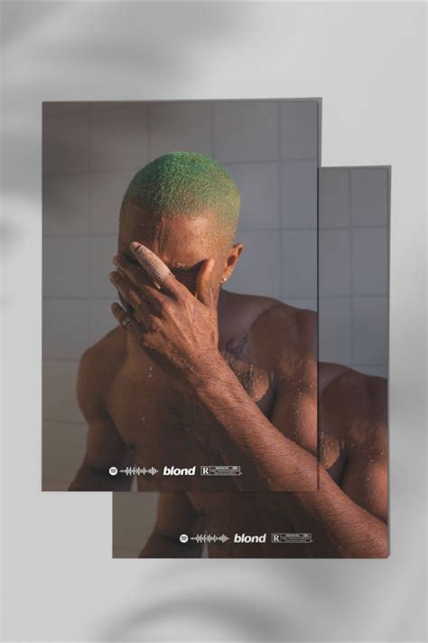 Frank Ocean Poster Minimalist Blonde Frank Ocean Poster Etsy Frank