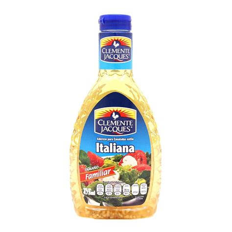 Aderezo Para Ensaladas Clemente Jacques A La Italiana 473 G Walmart