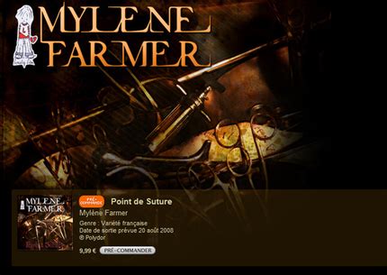 brieuc75 Point de Suture le nouvel album de Mylène Farmer