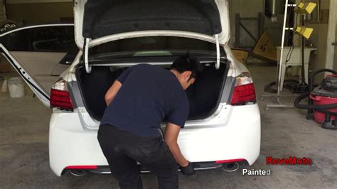 How To Install And Mount A Honda Accord Rear Bumper Youtube