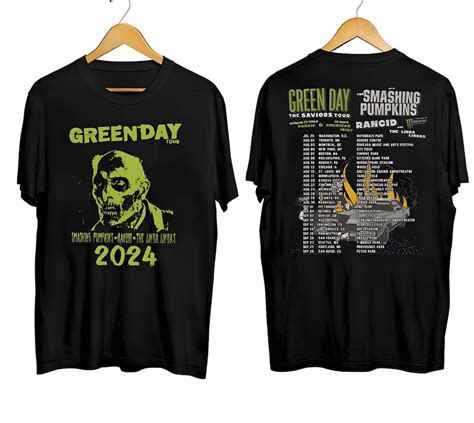 Green Day The Saviors 2024 Tour Shirt Green Day Dookie Shirt Green