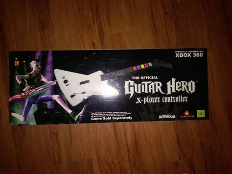 Guitar Hero Xplorer Red Octane Xbox 360 Strap 95065 Rock Band 2 Game