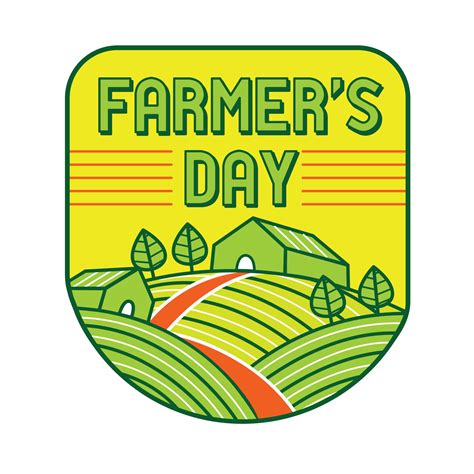 Farmer S Day In Flat Design Style Vector Art At Vecteezy