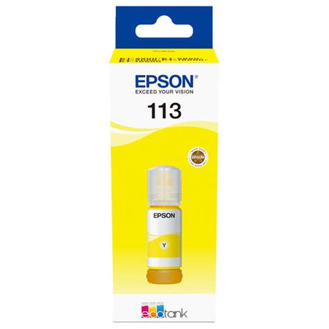 Epson 113 EcoTank Pigmento Amarillo Cartuchos Impresora LDLC