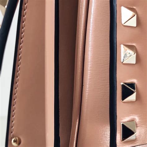 Replica Valentino Rockstud Crossbody Bag In Nude Calfskin