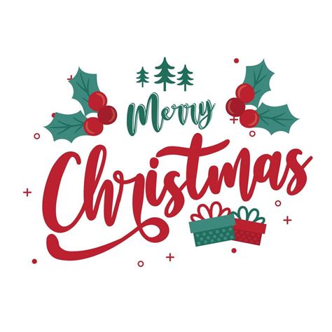 Merry Christmas Text Design