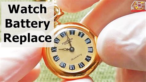 How To Replace A Watch Battery This Time In A Pendant Watch Battery