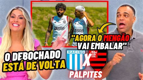 Jogo Aberto Ao Vivo Racing X Flamengo Palpites Renata Fan E Denilson