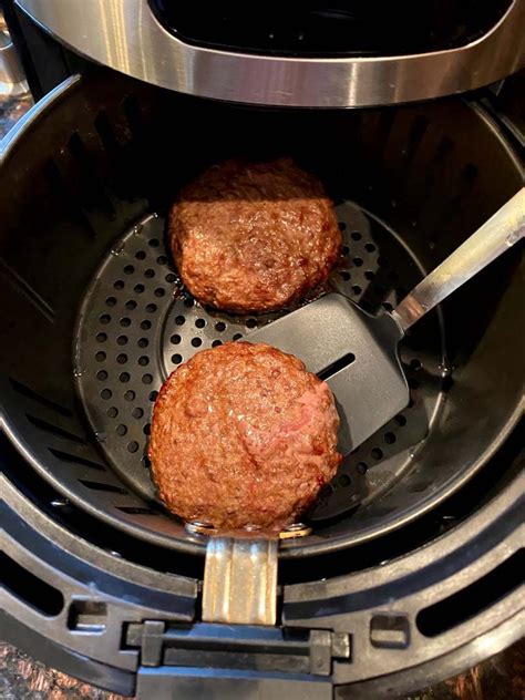 Air Fryer Hamburgers Recipe Air Frier Recipes How To Cook Burgers Ground Turkey Burgers