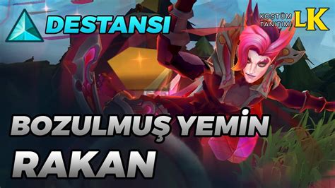 Bozulmuş Yemin Rakan Kostüm Tanıtımı League Of Legends Youtube