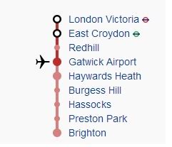 Trains from east Croydon to Gatwick Timing, time taken, tickets, frequency