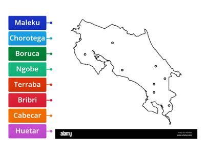 Mapa Costa Rica Recursos Did Cticos