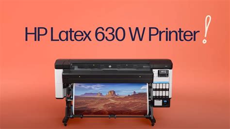 HP Latex 630 White Ink Printer YouTube