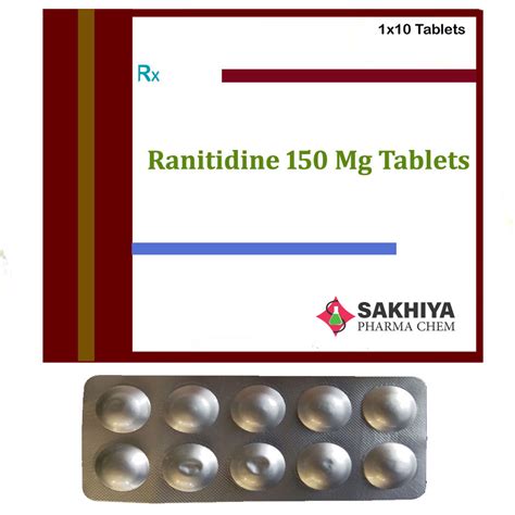 Ranitidine 150mg Tablets Manufacturerexportersupplier