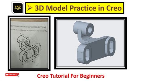 Creo Modeling Exercises Tutorial For Beginners Creo Practice