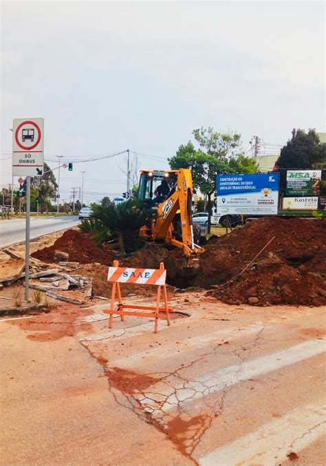 Saae Realiza Interven O Em Rede Na Avenida Independ Ncia Na Regi O Do