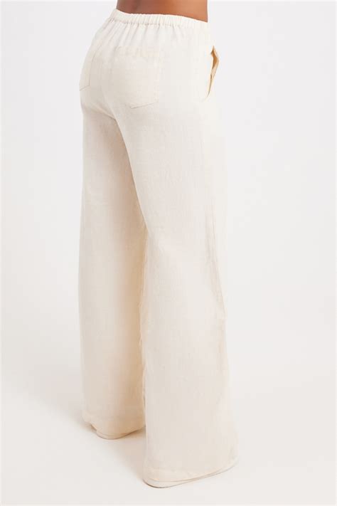 Nude Lucy Ceres Linen Pant Cloud Stylerunner
