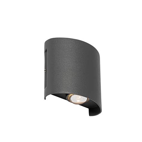 Outdoor Wall Lamp Dark Gray Incl Led Light Ip Silly