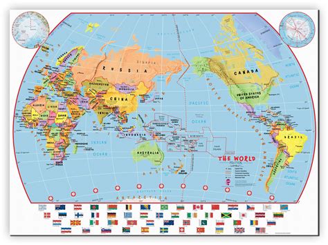 Primary World Wall Map Political Images And Photos Finder