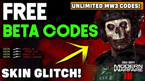 Get Free Mw Unlimited Early Beta Codes Right Now Youtube