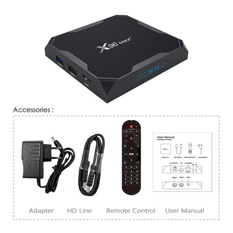 X96 MAX Plus Amlogic S905x3 Android 9 0 8K Video Decode TV Box 4GB 32G