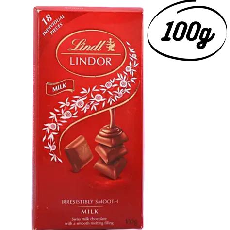 Lindt Lindor Irresistibly Smooth Milk Chocolate 100g Dealzdxb