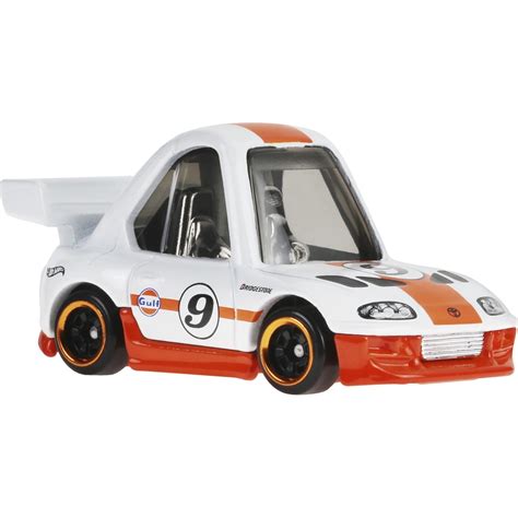 Mattel Hot Wheels Tooned Gulf Series Toyota Supra JDY JCB Toys Shop Gr