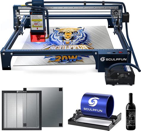 SCULPFUN S30 Pro Max 20 W Machine De Gravure Laser Automatique Air