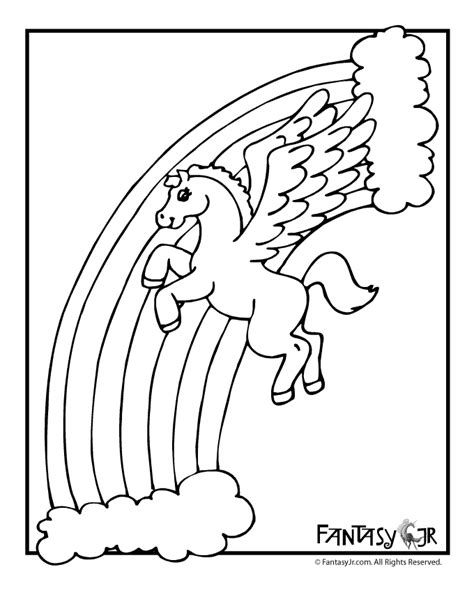 Pegasus Coloring Pages For Kids Coloring Home