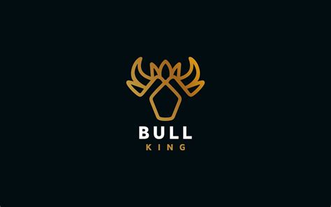 Bull King Logo Template #118739 - TemplateMonster