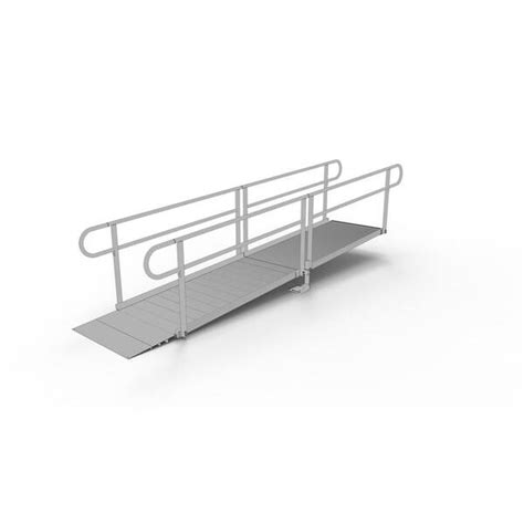 Ez Access Pathway 12 Ft Straight Aluminum Wheelchair Ramp Kit With