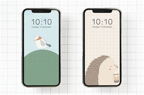 Cute animal as mobile phone | Premium PSD Mockup - rawpixel