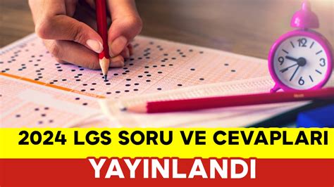 Lgs Soru Ve Cevaplar Yay Nland