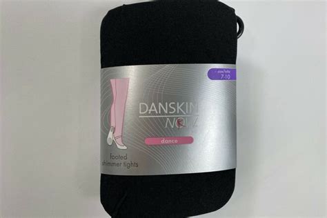 Danskin Now Black Footed Shimmer Tights Mixed Sizes 20 Qty New