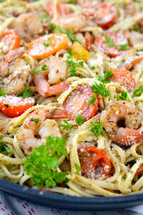 Shrimp Pesto Pasta Sweet Pea S Kitchen