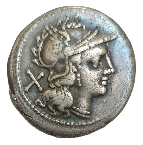 Roman Republic. Denarius Rome, 204 BC Crescent second - Catawiki