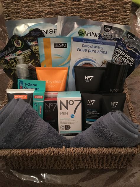 A Pamper Hamper For His Face Made This Hamper For The Boyfriend For