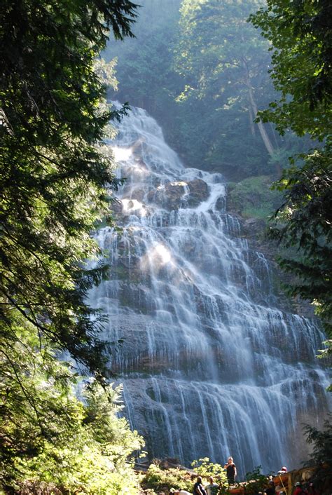 Bridal Veil Falls British Columbia Beautiful Nature Bridal Veil