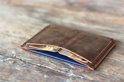 Personalized Fashionable Leather Passport Wallet Gifts For Men