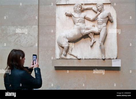 Nereid monument in the British Museum, London, UK Stock Photo - Alamy