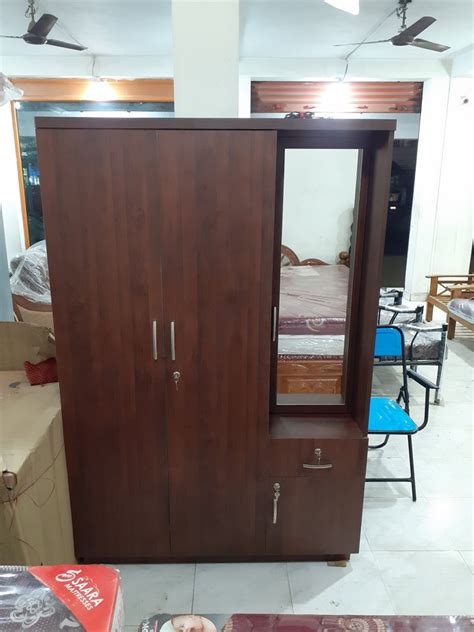 Wooden 2 Doors Almirah Wardrobe With Locker At Rs 11500 Piece In