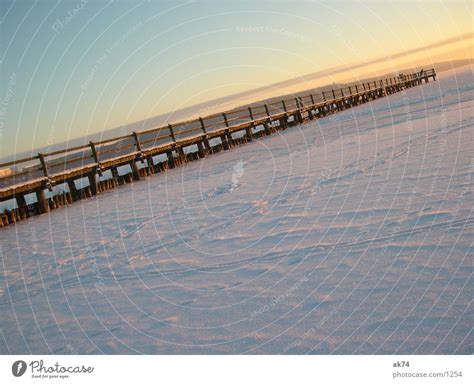 Bridge in the snow - a Royalty Free Stock Photo from Photocase