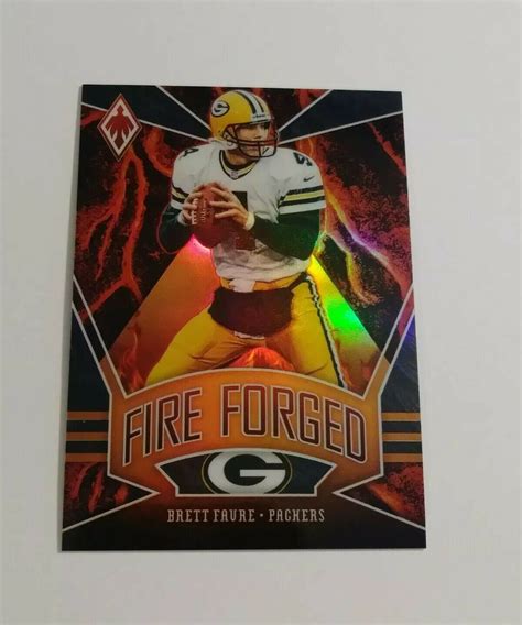 Panini Phoenix Fire Forged Orange Brett Favre For Sale