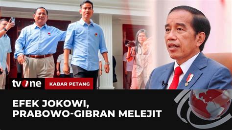 Efek Jokowi Prabowo Gibran Melejit Kabar Petang Tvone Youtube