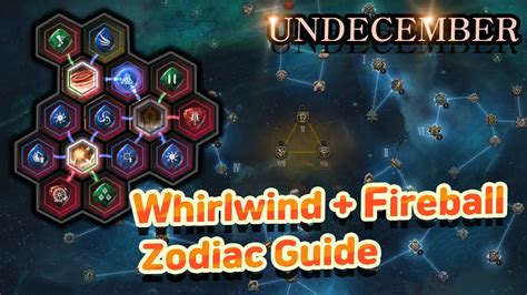 UNDECEMBER Whirlwind Fireball Zodiac guide Build 회바 화염구 조디악 가이드