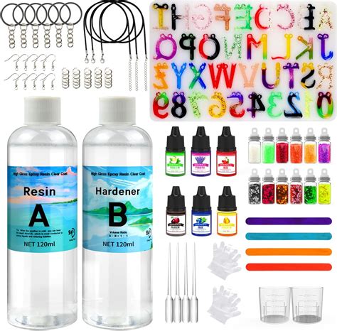 Muoivg Resine Epoxy Transparente Parties Ml Kit R Sine Epoxy