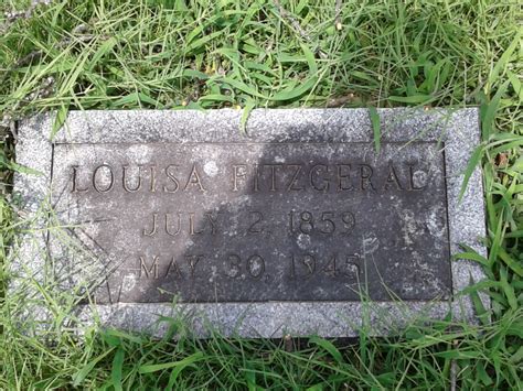 Louisa Fitzgerald Monumento Find A Grave